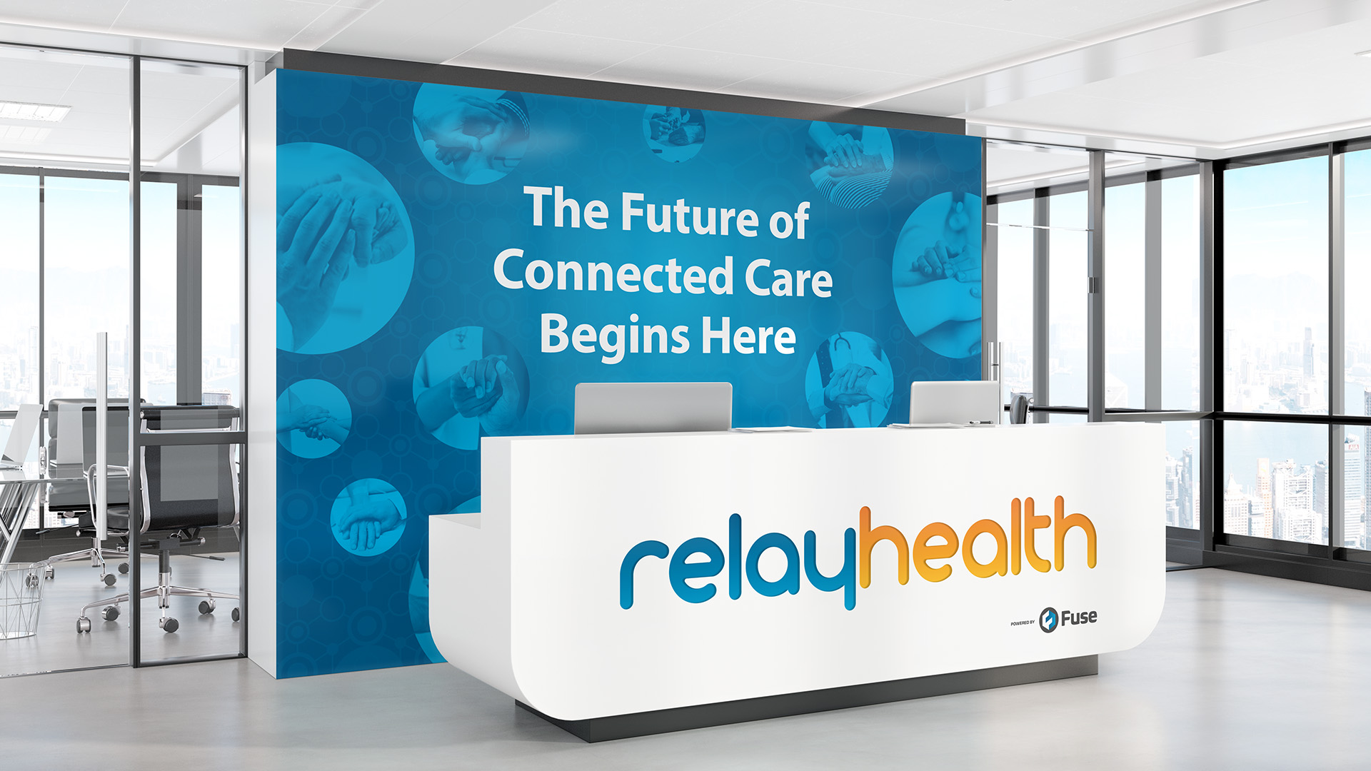 09-relayhealth_logotype_reception_desk